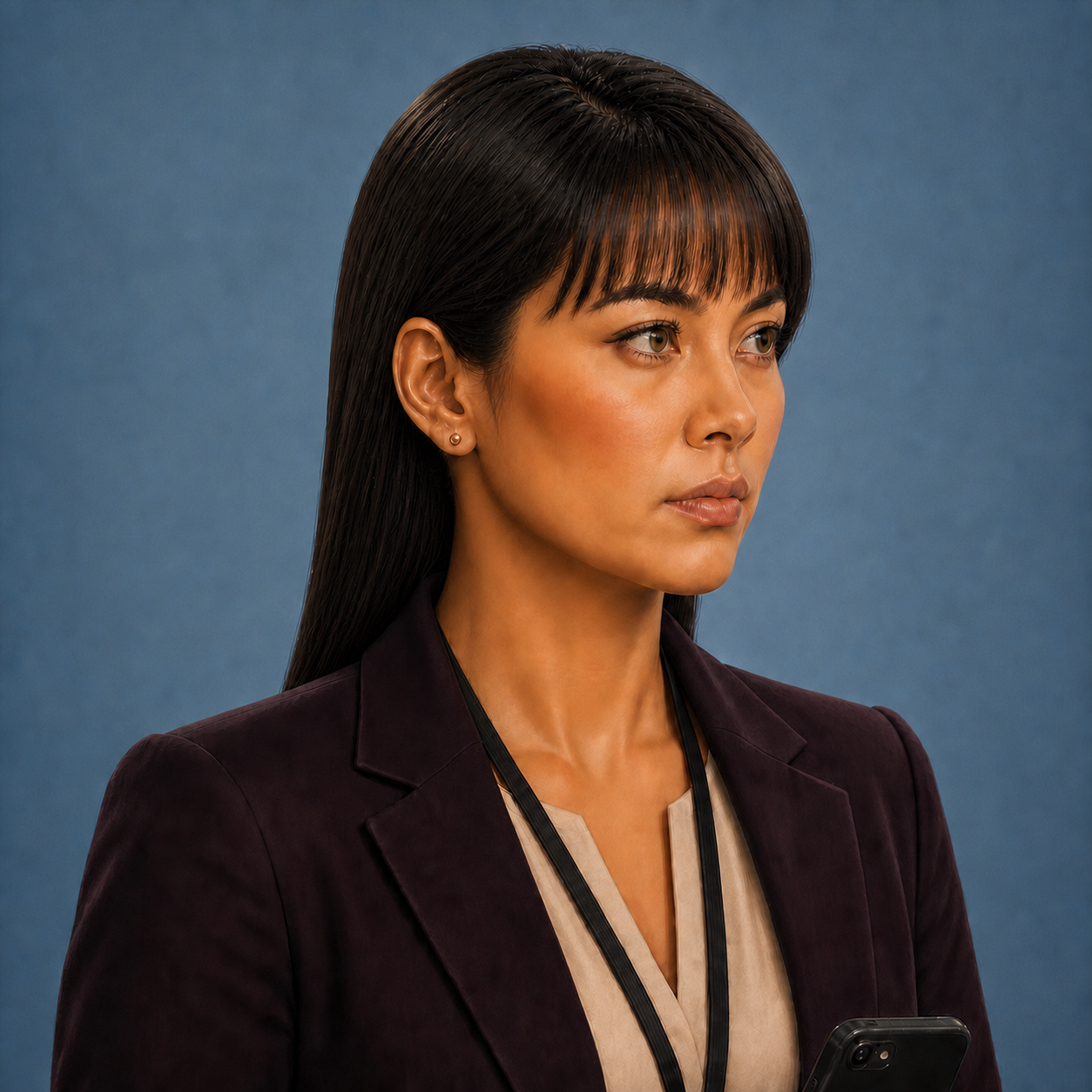 Lucy Manalo, ready to ask a question
